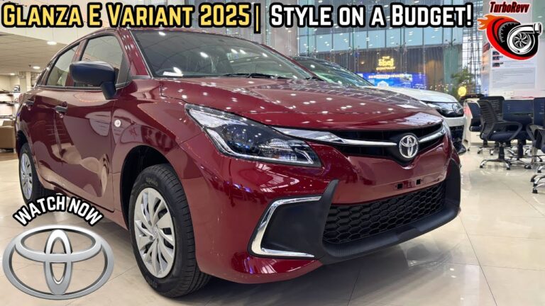 New Toyota Glanza 2025 – Refined Performance, Top Safety Ratings & Affordable EMI Plans!