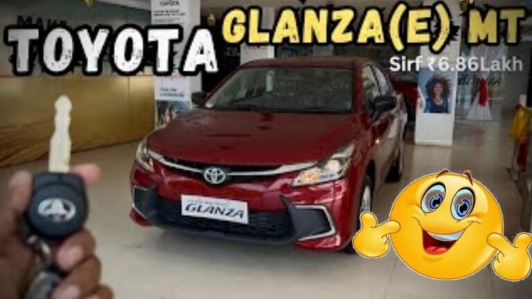 Next-Gen Toyota Glanza 2025 – Stylish Design, Advanced Safety & Superior Driving Comfort!
