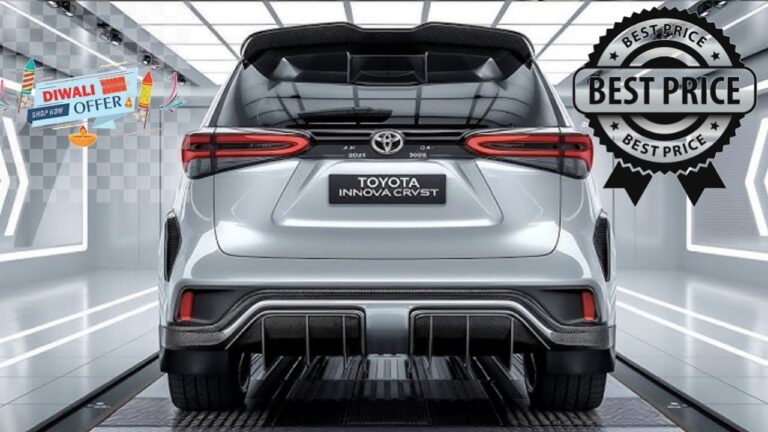 Toyota Innova Crysta Facelift 2025 – Bold Design, Smart Features & Affordable EMI Offers!