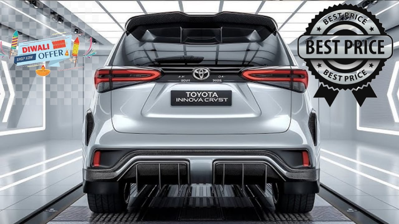Toyota Innova Crysta Facelift 2025 – Bold Design, Smart Features & Affordable EMI Offers!